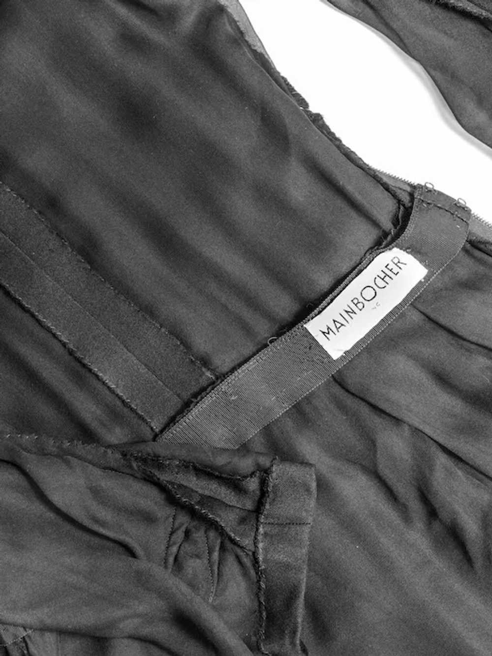 Mainbocher Classic Black Silk Jersey Dress ca 1960 - image 9