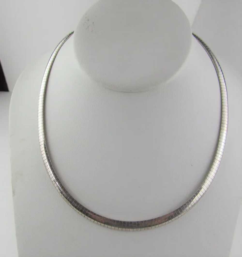 Sterling Silver Necklace By Milor Italy - image 2