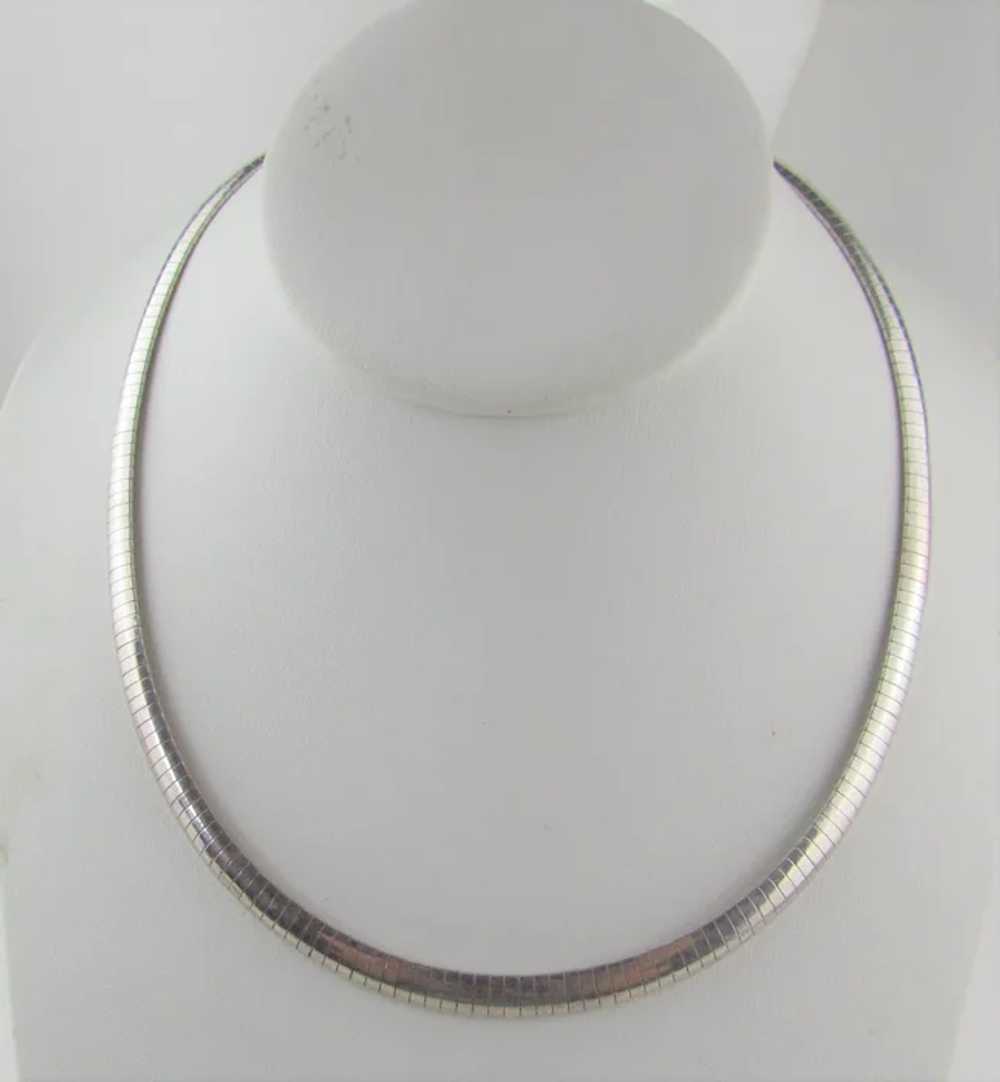 Sterling Silver Necklace By Milor Italy - image 4