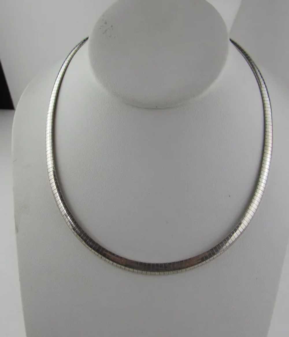Sterling Silver Necklace By Milor Italy - image 6