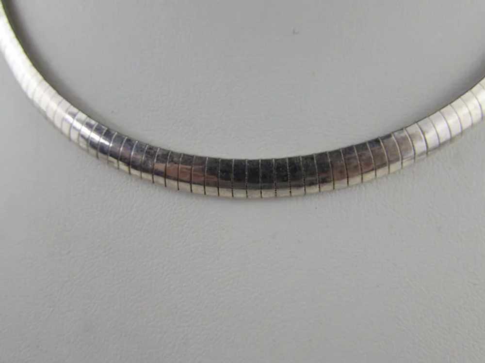 Sterling Silver Necklace By Milor Italy - image 7