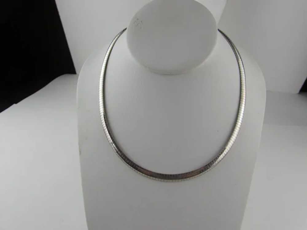 Sterling Silver Necklace By Milor Italy - image 8