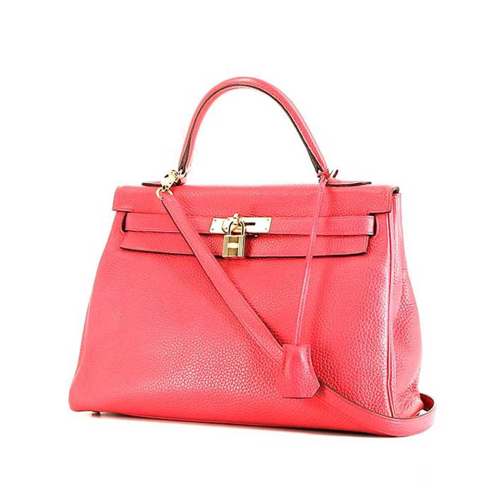 Hermès Kelly 32 cm handbag in pink togo leather C… - image 1