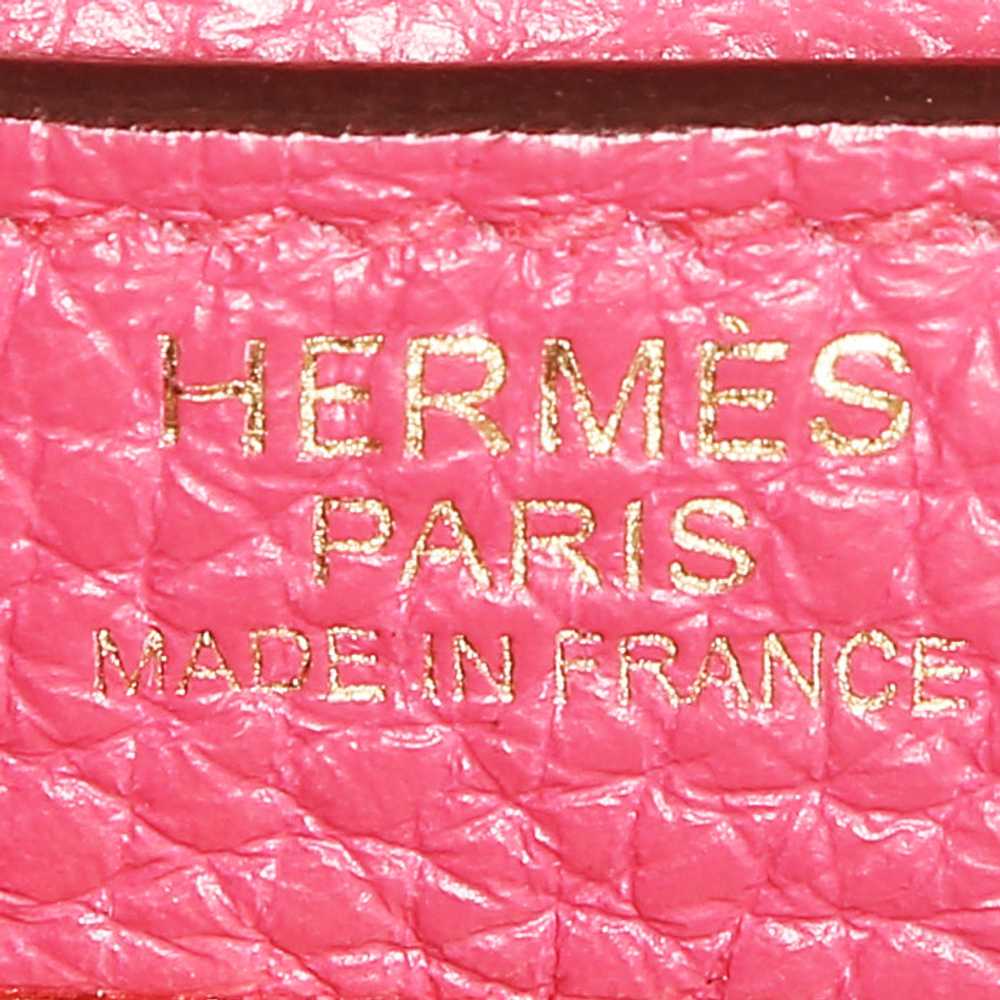 Hermès Kelly 32 cm handbag in pink togo leather C… - image 5