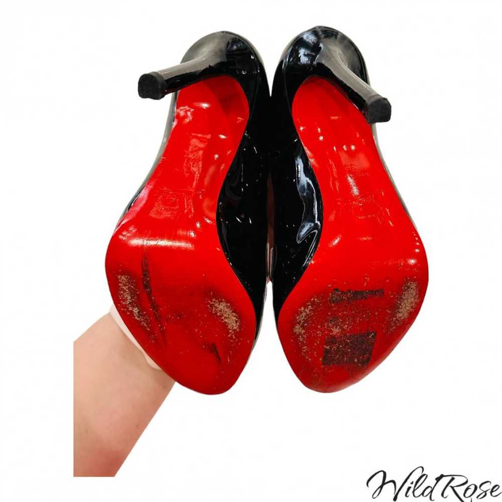 Christian Louboutin Lady Peep patent leather heels - image 6