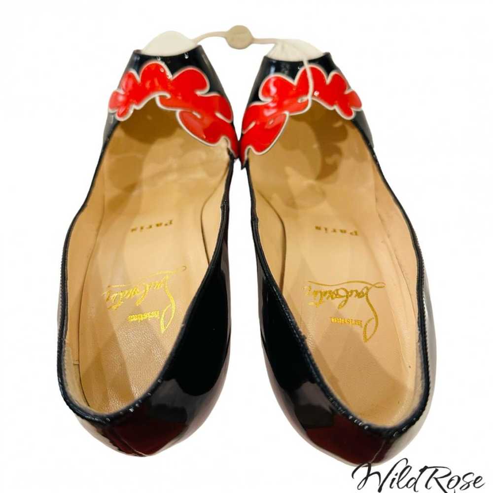 Christian Louboutin Lady Peep patent leather heels - image 7