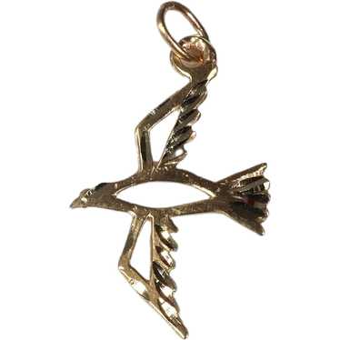 Seagull Charm in 14K Yellow Gold - image 1