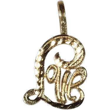 Love Charm in 14K Yellow Gold - image 1
