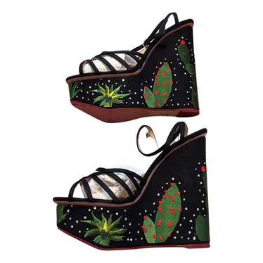 Charlotte Olympia Cloth sandals - image 1