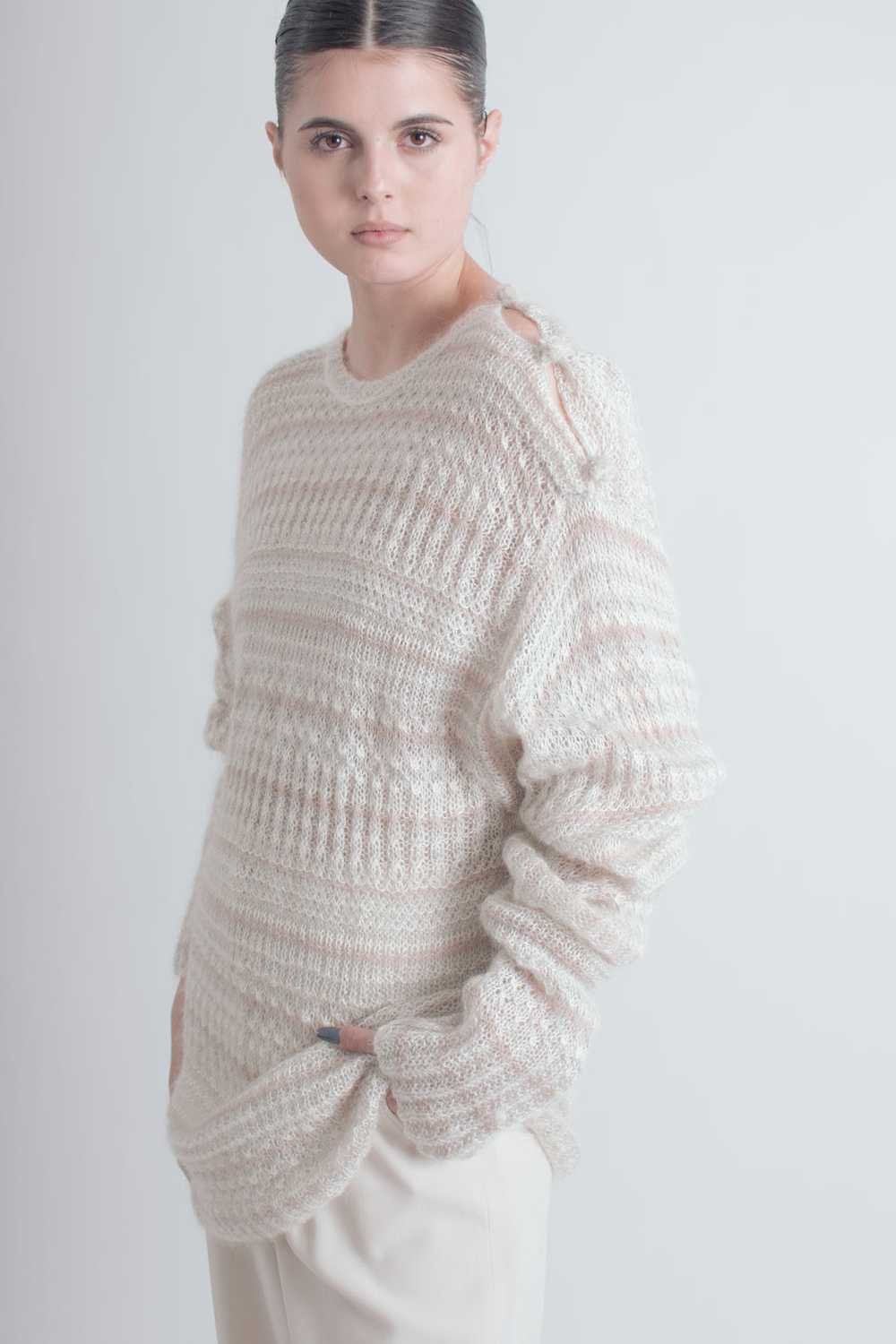 Bernard Perris Mohair Light Sweater - image 2