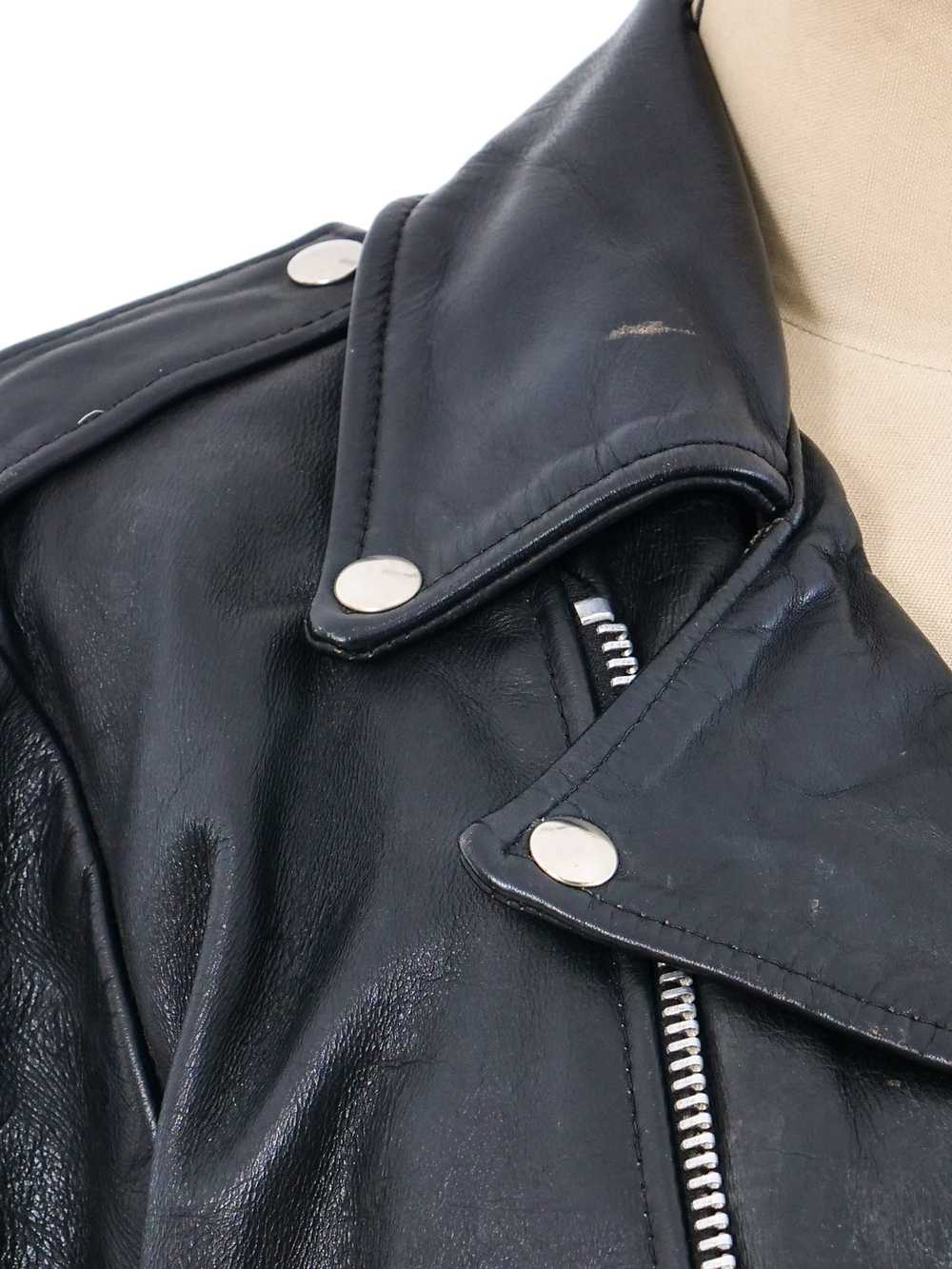 Leather Motorcycle Jacket - image 7