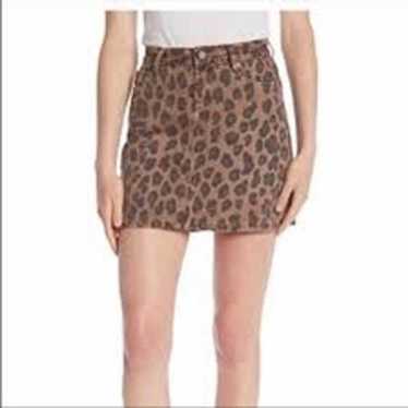 Blank Nyc Blanknyc faux animal print mini skirt