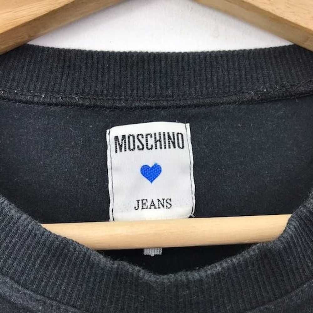 Moschino Vtg MOSCHINO LOVE JEANS Monogram Tee Shi… - image 4