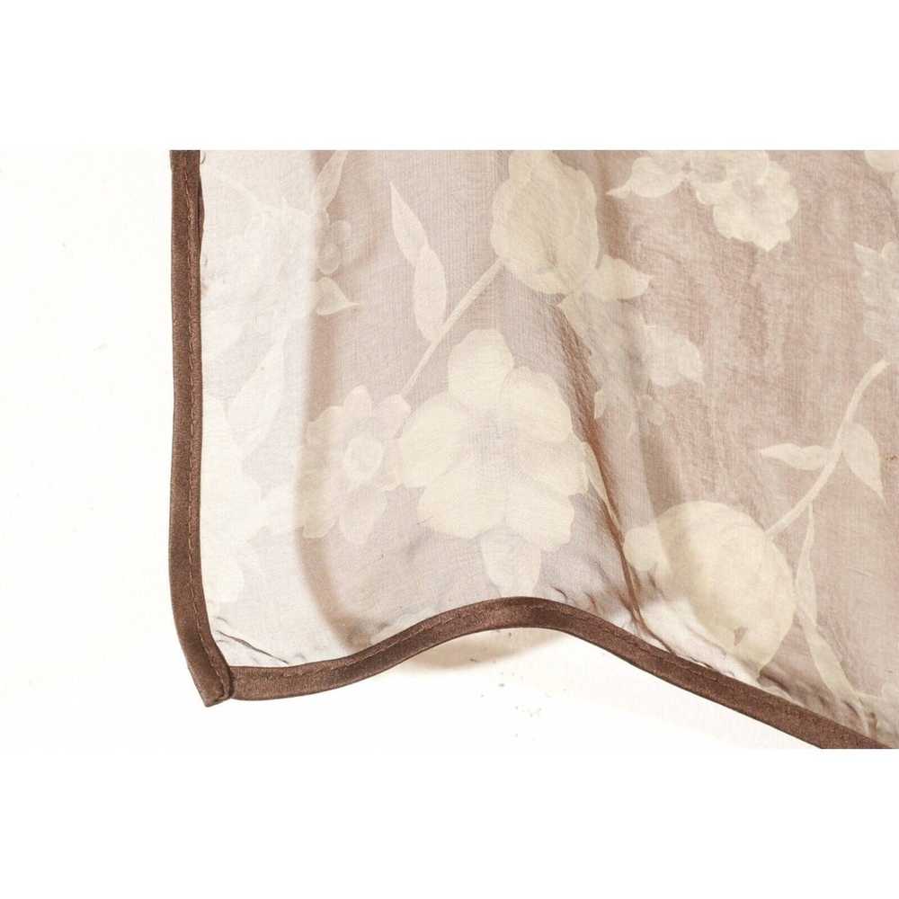 Vintage Bernie New York Demure Silk Scarf Sheer F… - image 2