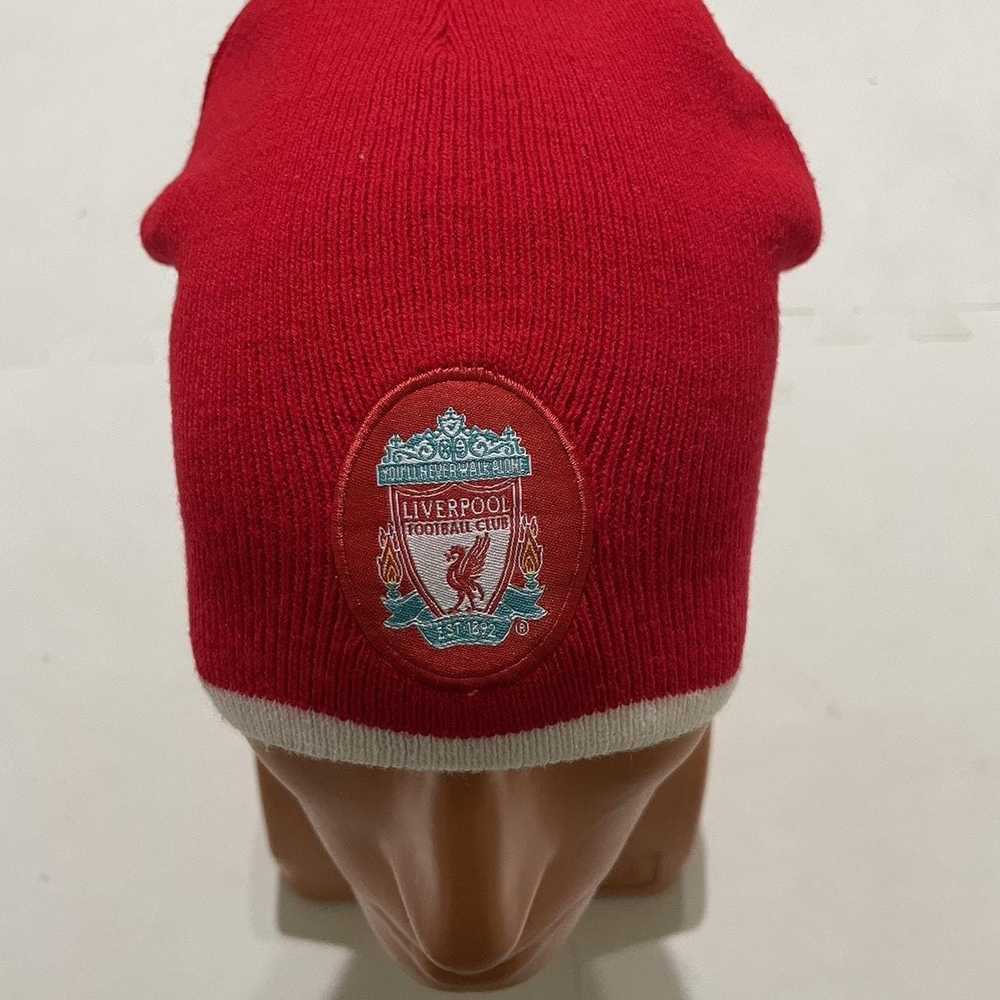 Liverpool × Vintage Official Liverpool Red Beanie… - image 1