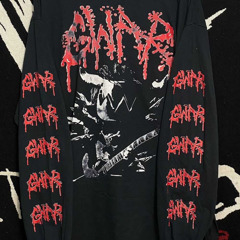 Band Tees × Rock T Shirt × Vintage GWAR Vintage 2… - image 3