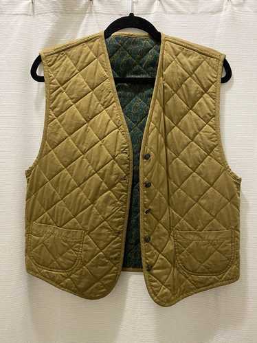 Vintage Khaki Reversible Vest - image 1