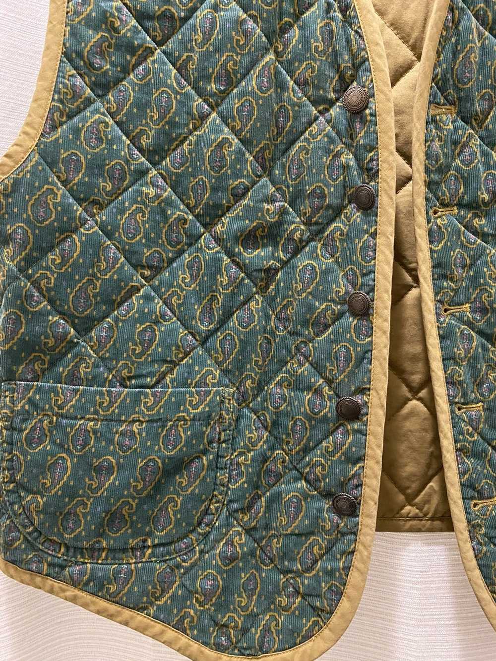 Vintage Khaki Reversible Vest - image 5