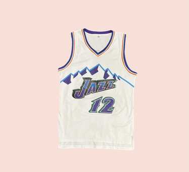Vintage Deadstock Champion NBA Utah Jazz Jersey 1990s Size 44 NOS