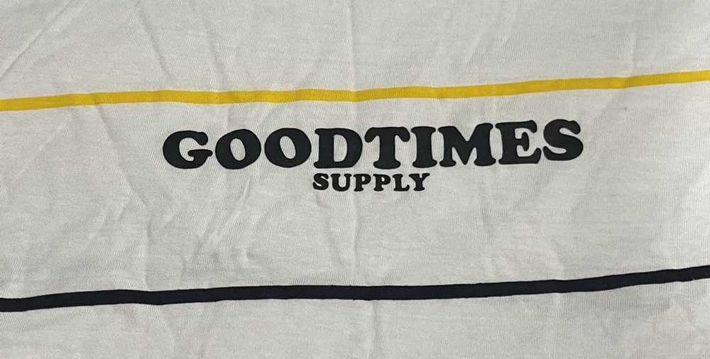 Streetwear × Vintage Good Times Supply Striped Lo… - image 2