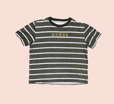 Guess × Streetwear × Vintage Guess Striped Blue a… - image 1