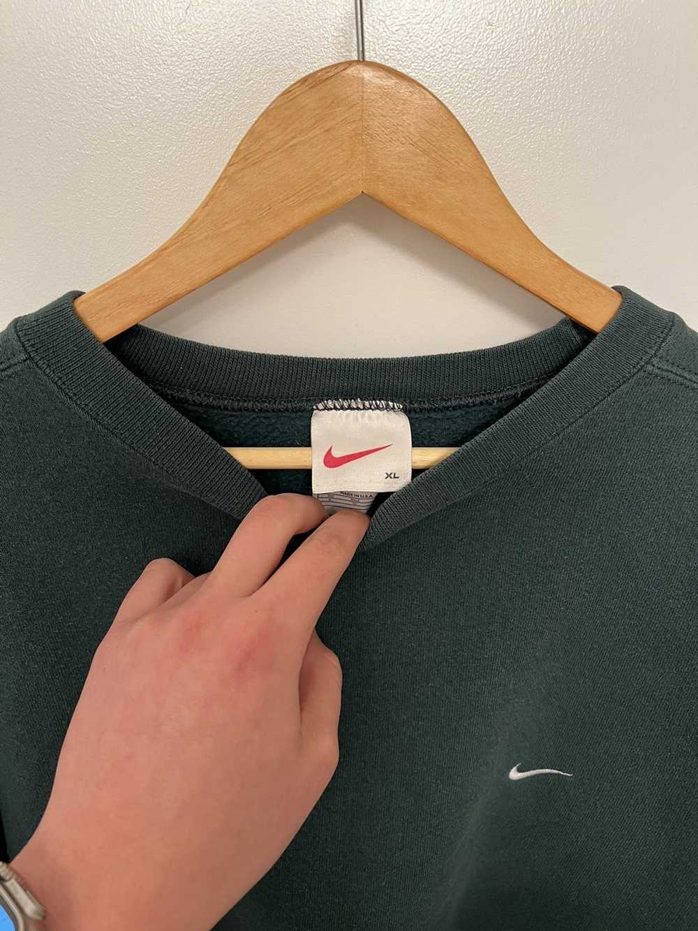 Nike × Vintage Pine Green Vintage Nike Sweatshirt - image 2