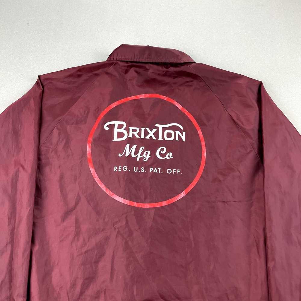 Brixton Birxton Coach Jacket Windbreaker Small Bu… - image 2