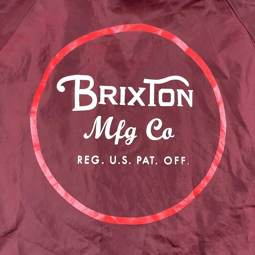 Brixton Birxton Coach Jacket Windbreaker Small Bu… - image 3