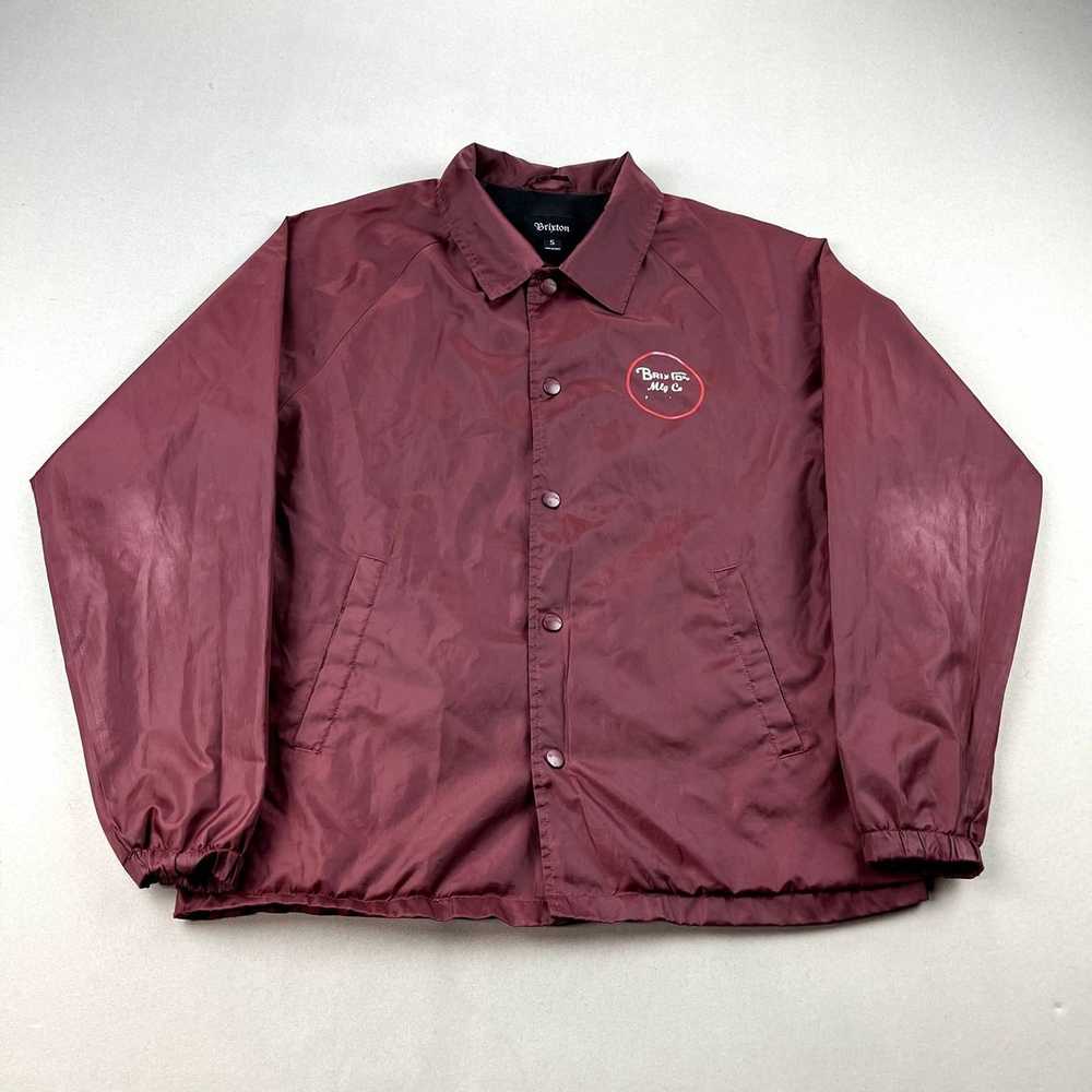 Brixton Birxton Coach Jacket Windbreaker Small Bu… - image 4