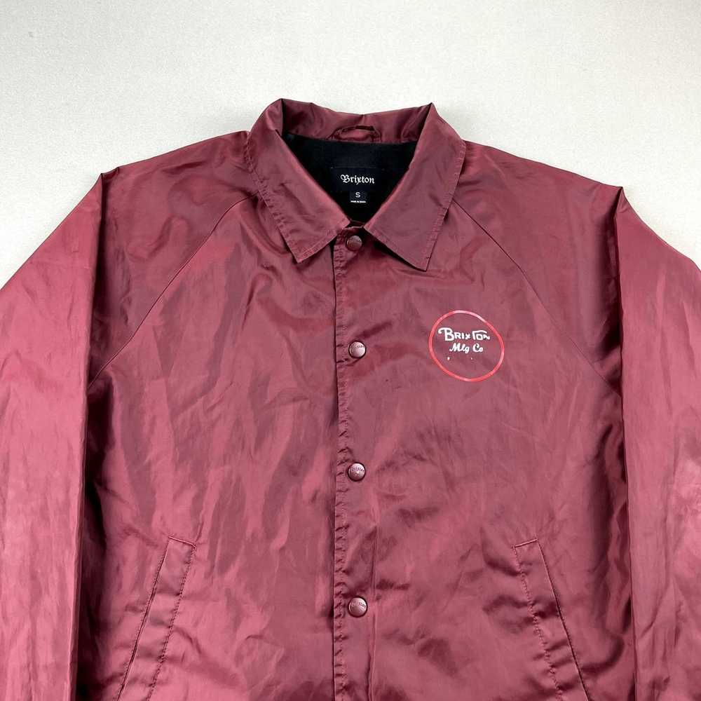 Brixton Birxton Coach Jacket Windbreaker Small Bu… - image 5