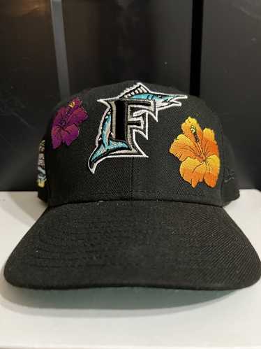 New Era Miami Marlins Authentic On Field Game 59FIFTY Unisex Cap Black  12593079