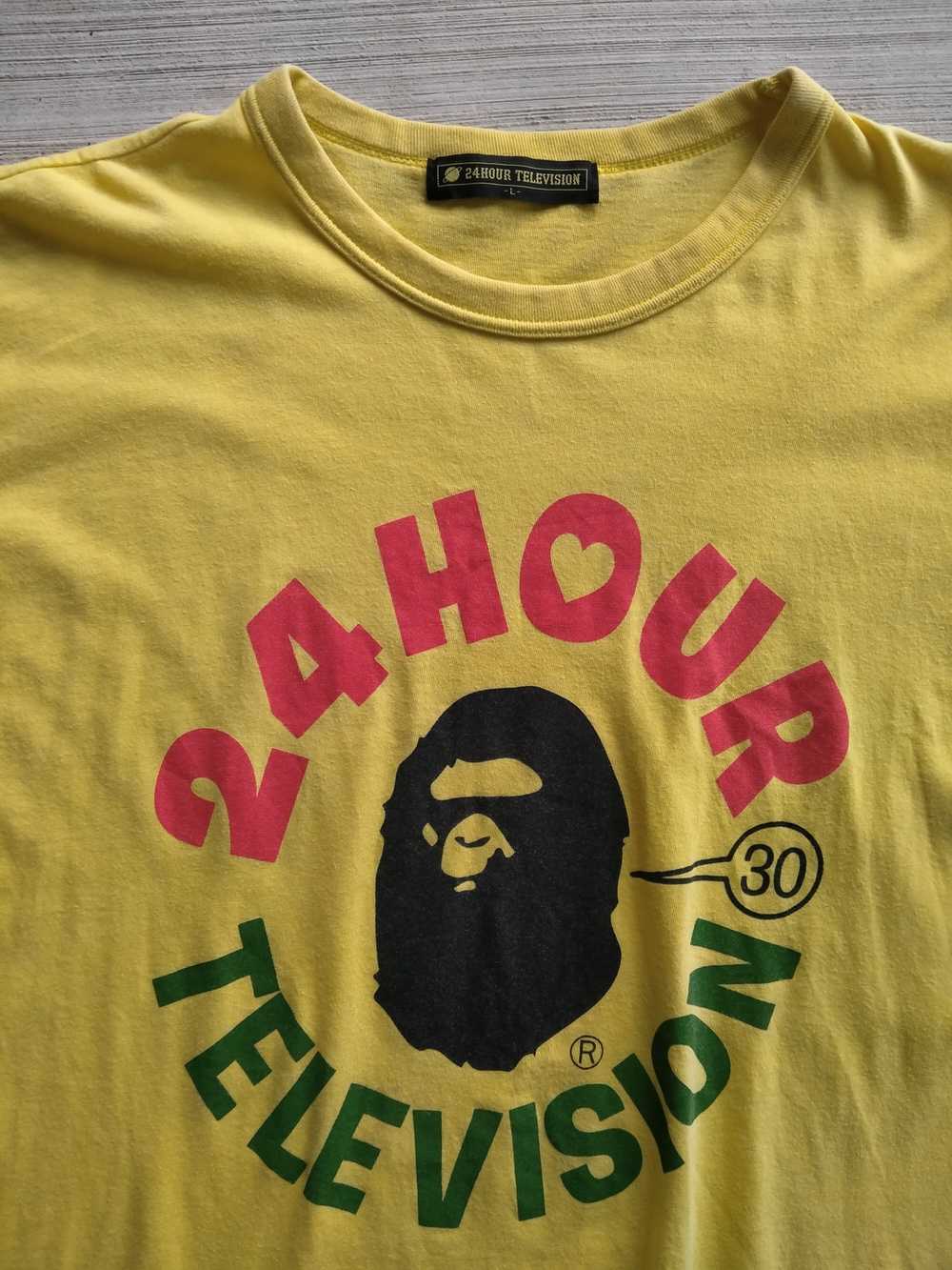 Bape × Vintage Vintage 90s Bape x 24Hour Televisi… - image 3