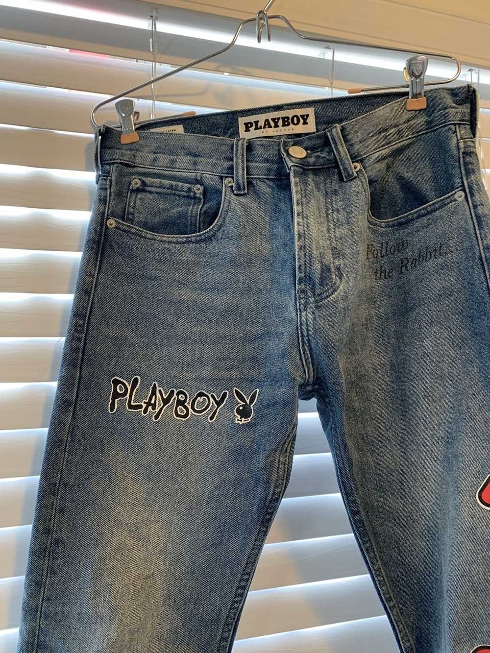 Pacsun × Playboy Playboy/ Pacsun blue denim jeans - image 2