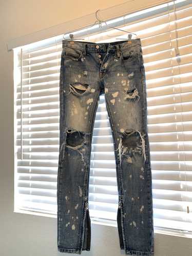 MNML MNML distressed denim jeans -Blue