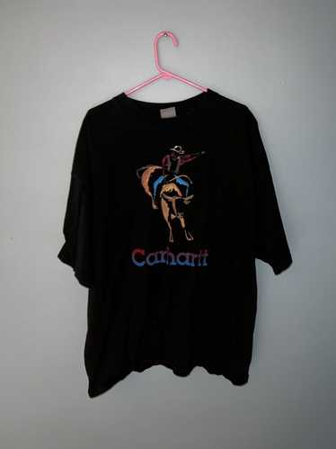 Carhartt Vintage Carhartt Graphic T-Shirt Black Sz