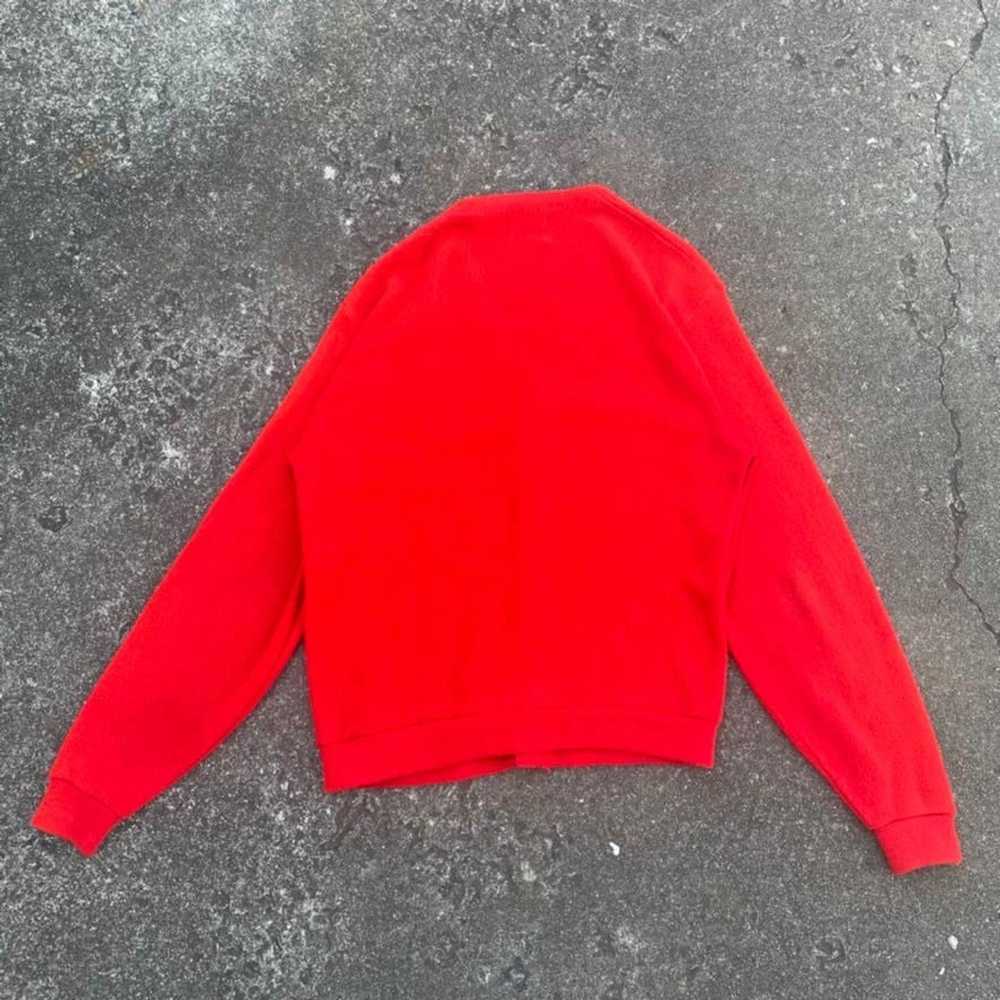 Vintage Vintage Challenger Red Cardigan Sweater M… - image 3