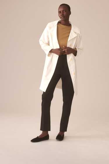 White Cotton Trench