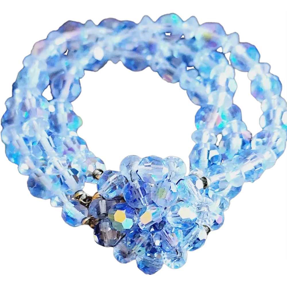 Pretty Crystal Triple Strand Bracelet [A1727] - image 1