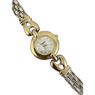 VINTAGE Neiman Marcus Watch  Silver & Gold-Tone Q… - image 1