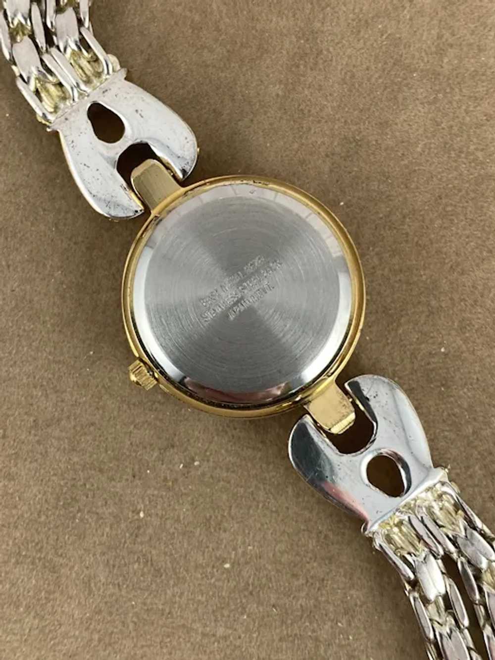 VINTAGE Neiman Marcus Watch  Silver & Gold-Tone Q… - image 5