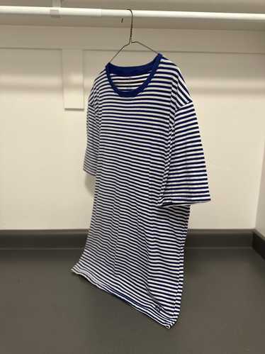 Zine Blue and white striped Tee