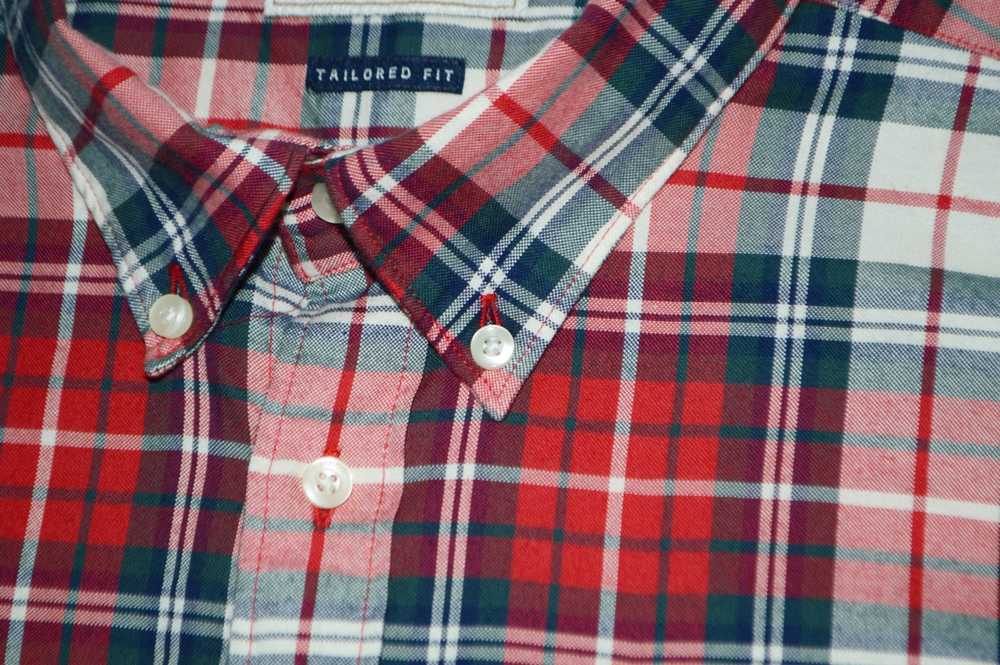 Barbour × Streetwear Barbour Red Checked Cotton S… - image 4