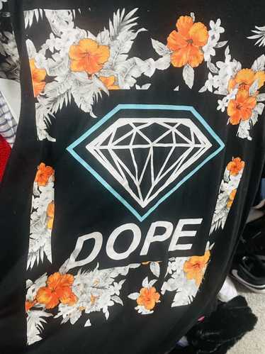 Dope × Streetwear × Tee Floral Dope Graphic Tee Si