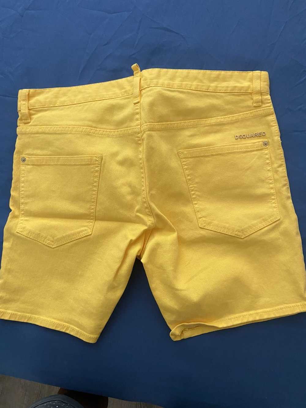 Dsquared2 Beautiful yellow denim shorts - image 5