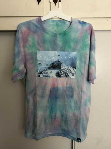 Primitive Tie Dye Primitive Mountains Shirt Custom