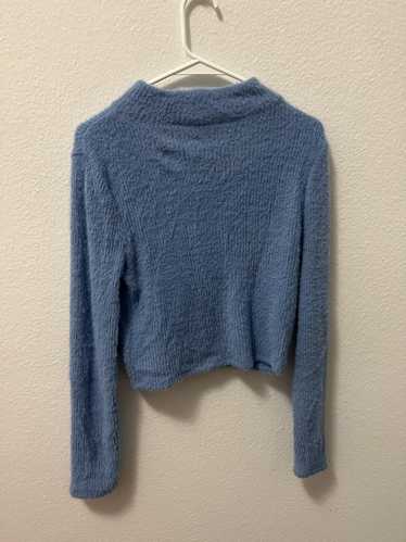 Zara Cropped Mockneck Sweater