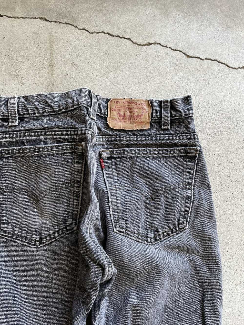 Levi's × Vintage Vintage made in USA grey stone w… - image 7