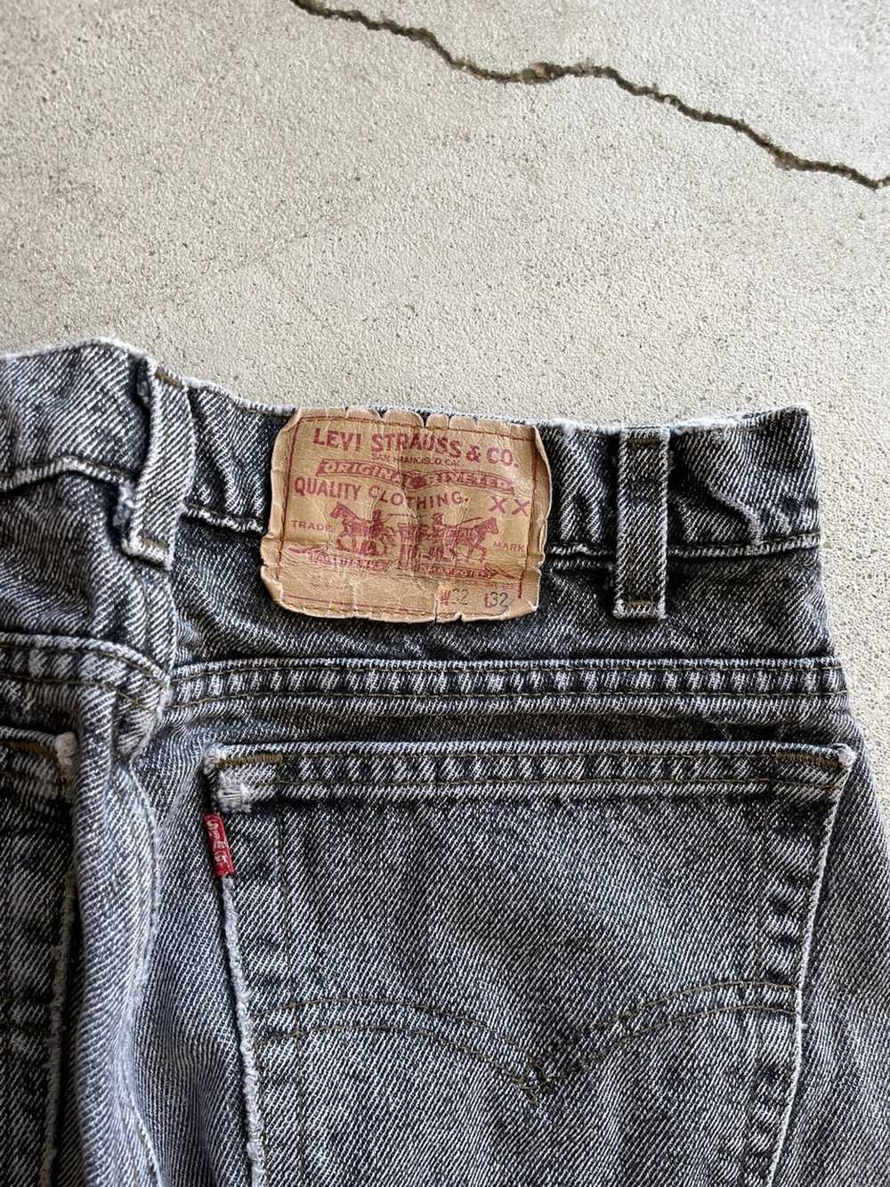 Levi's × Vintage Vintage made in USA grey stone w… - image 8