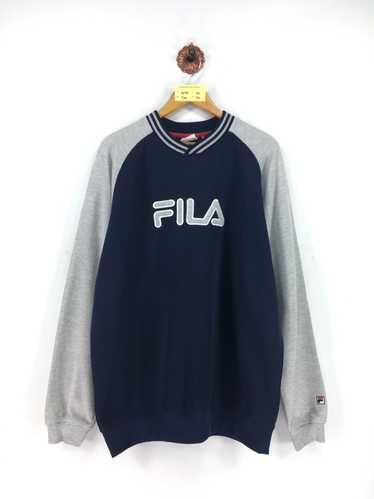 Fila × Vintage Vintage 90's FILA ITALIA Pullover … - image 1