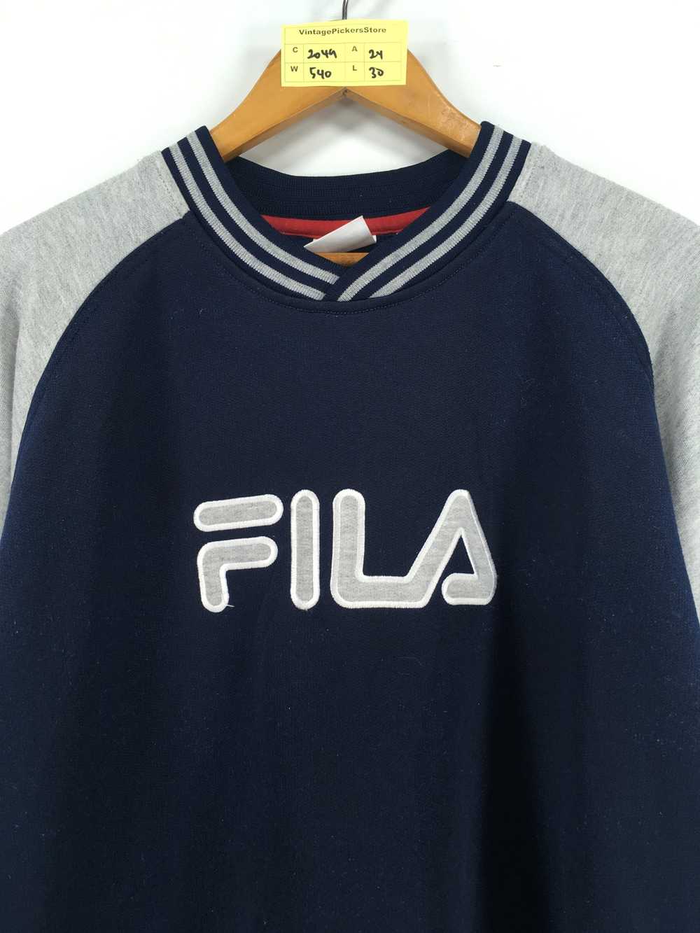 Fila × Vintage Vintage 90's FILA ITALIA Pullover … - image 2